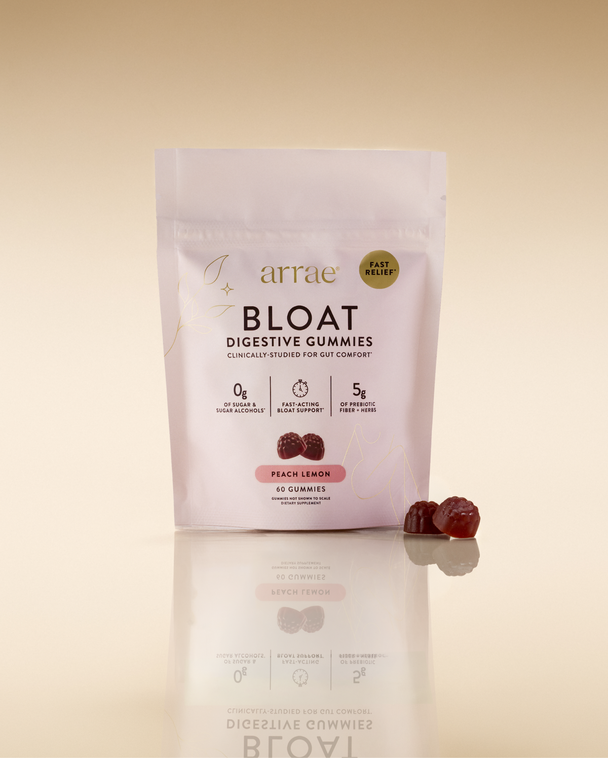 Bloat Gummy Peach Lemon